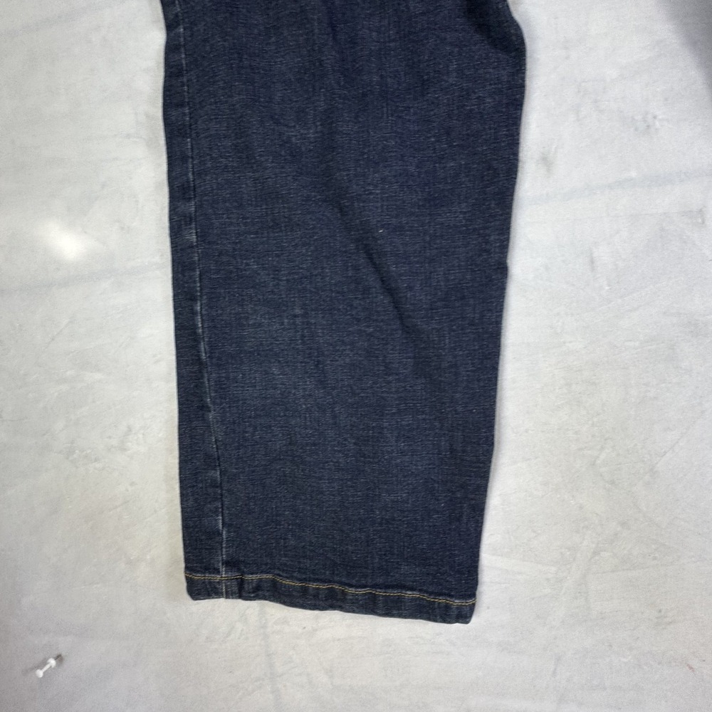 Caslon Womens Bootcut Jeans Blue Denim Dark Wash Classic Comfort 20W Petite - Picture 13 of 16